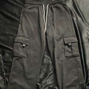 Men's Black Cargo Pants